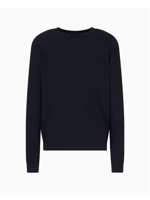 PULLOVER EMPORIO ARMANI | EM002196.AF13851FB057 NAVY BASKET